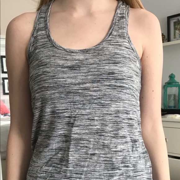 Long Grey Tank Top - Picture 2 of 2